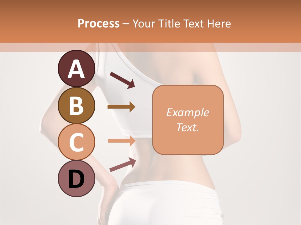 Gym Sexy Waist PowerPoint Template