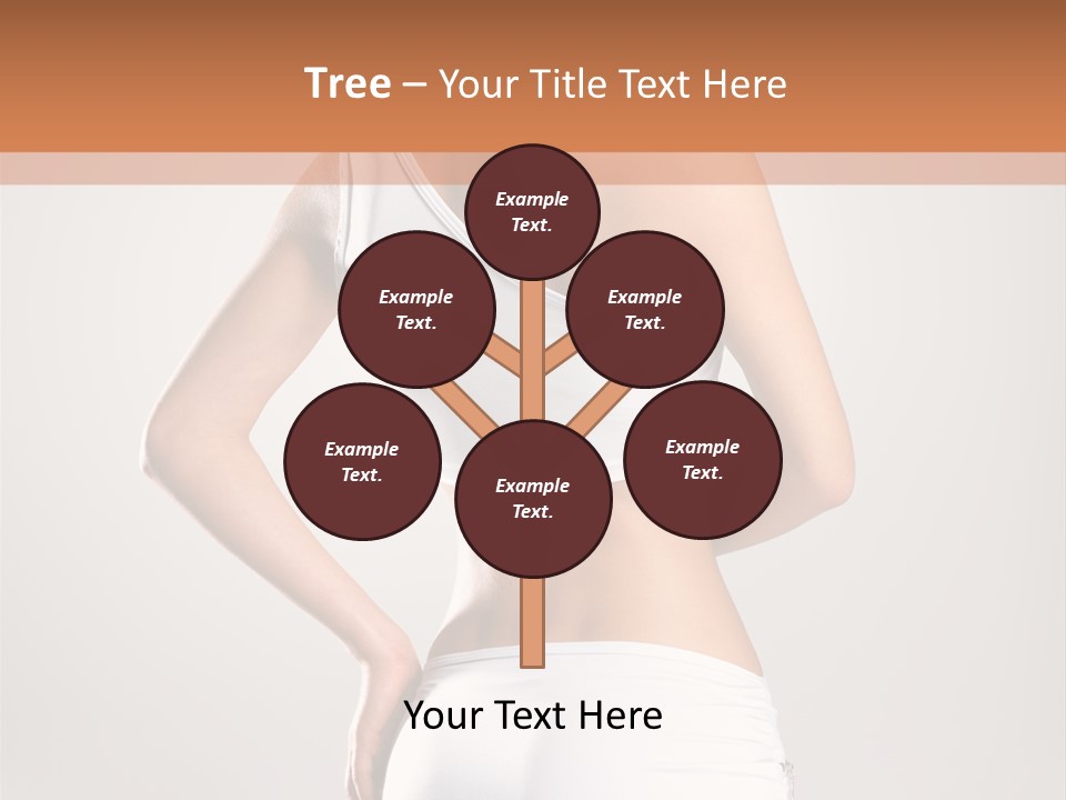 Gym Sexy Waist PowerPoint Template