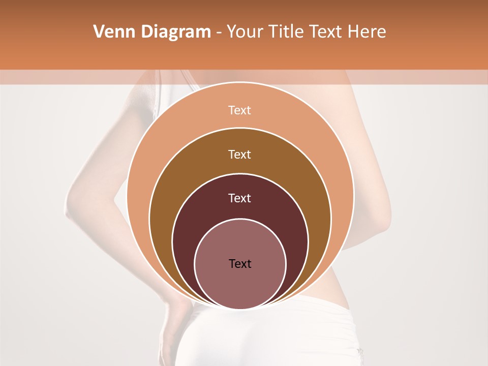 Gym Sexy Waist PowerPoint Template