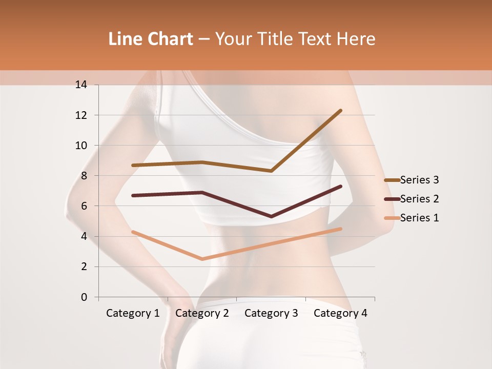 Gym Sexy Waist PowerPoint Template