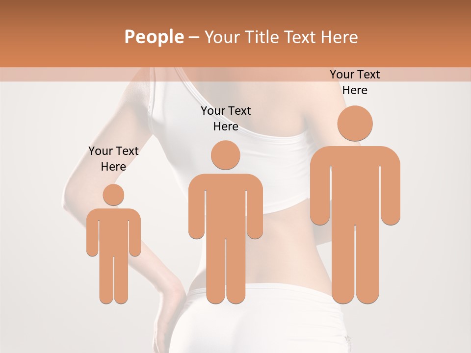 Gym Sexy Waist PowerPoint Template