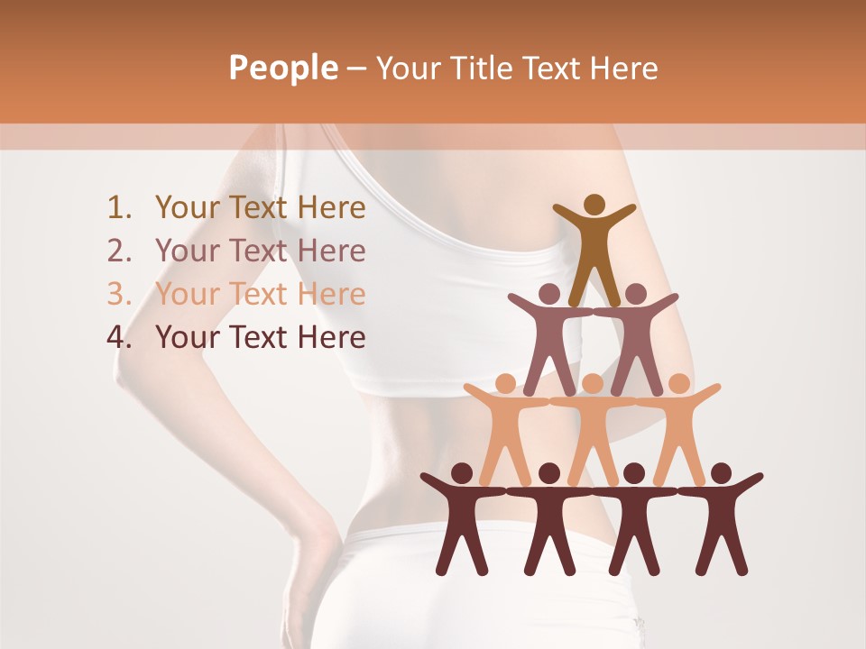 Gym Sexy Waist PowerPoint Template