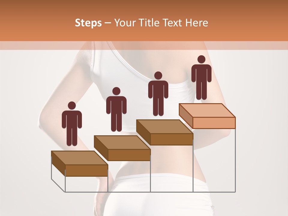 Gym Sexy Waist PowerPoint Template