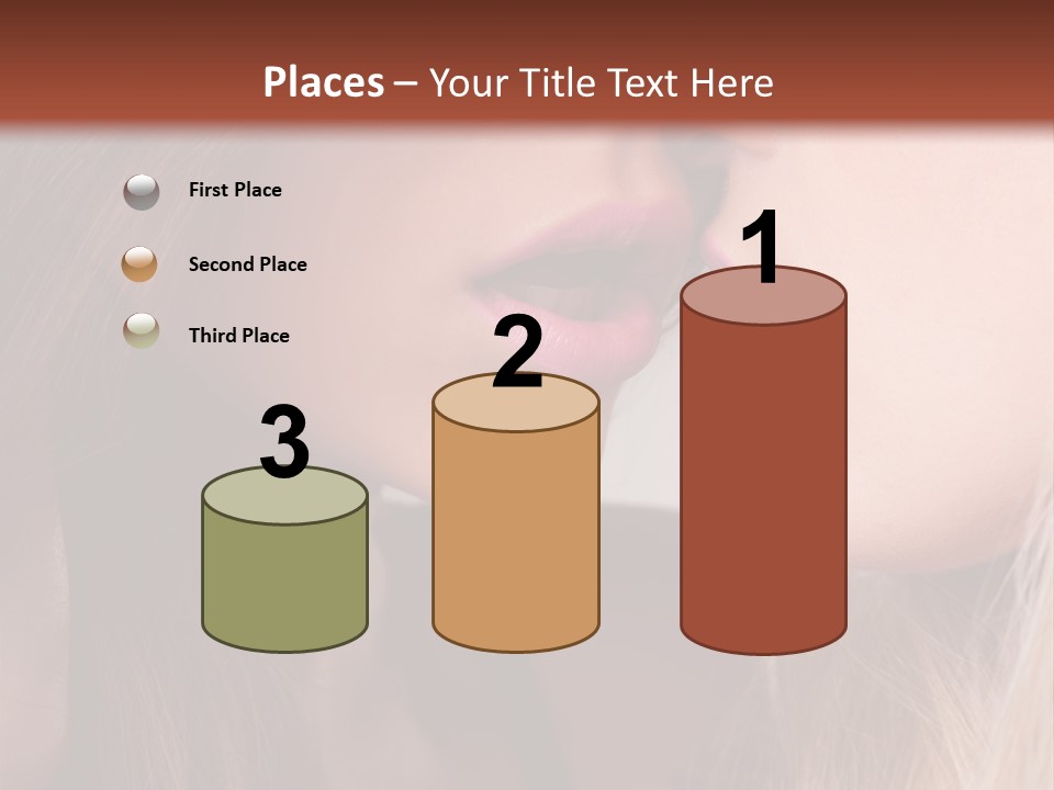 Pink Relationship Girl PowerPoint Template