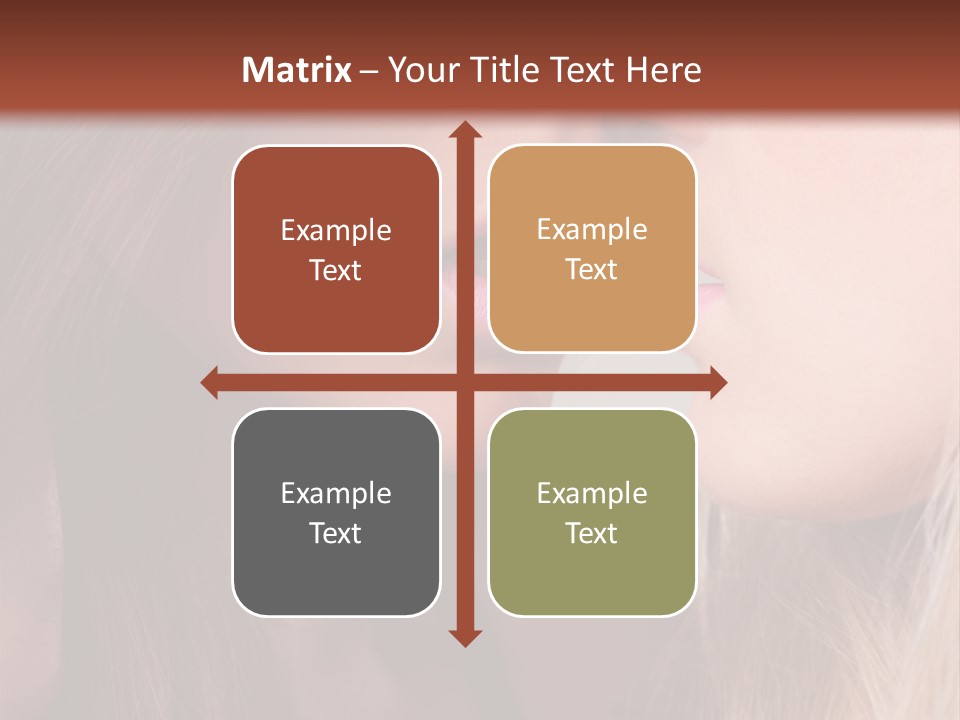 Pink Relationship Girl PowerPoint Template