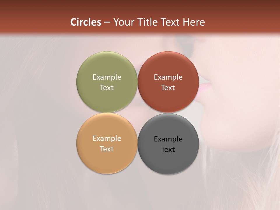 Pink Relationship Girl PowerPoint Template