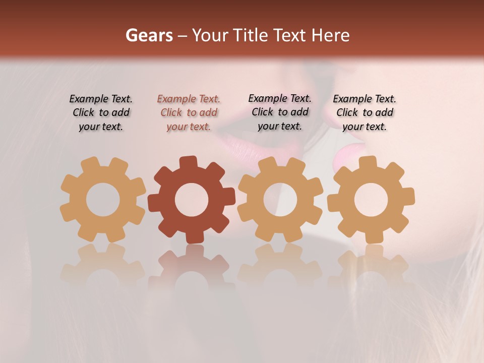 Pink Relationship Girl PowerPoint Template