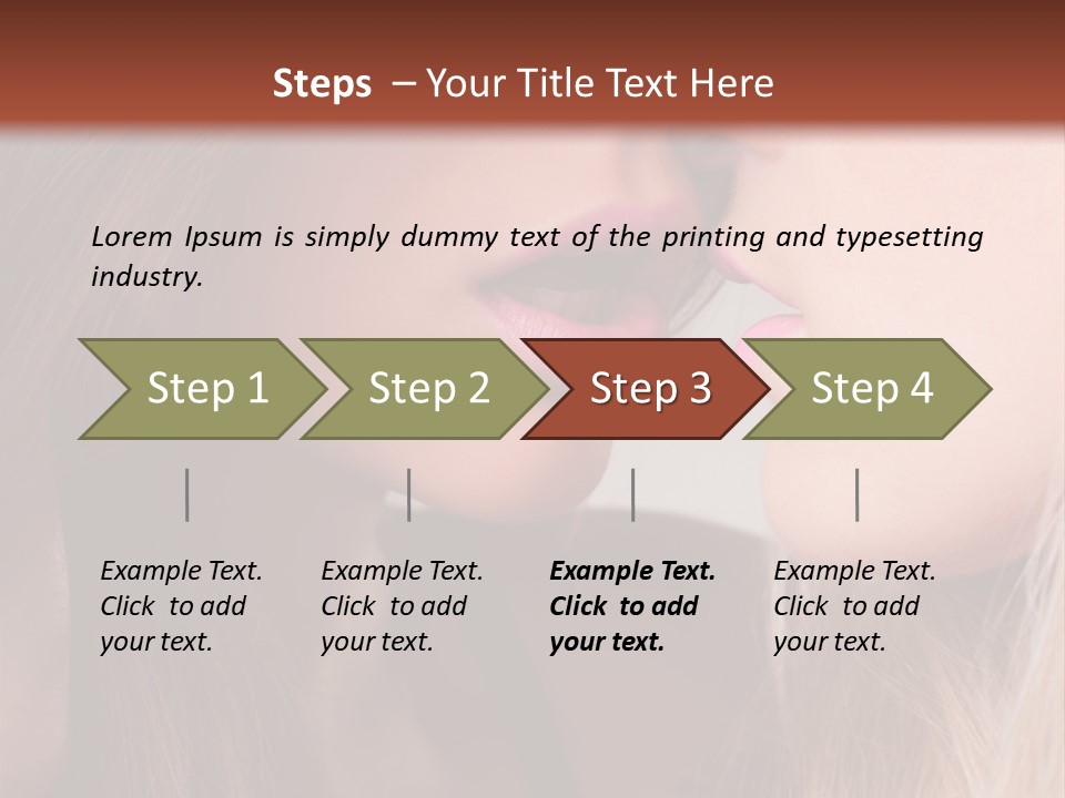 Pink Relationship Girl PowerPoint Template