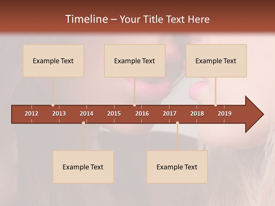 Pink Relationship Girl PowerPoint Template