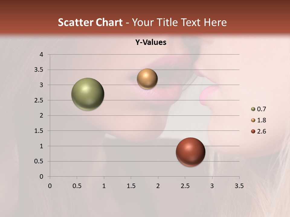 Pink Relationship Girl PowerPoint Template