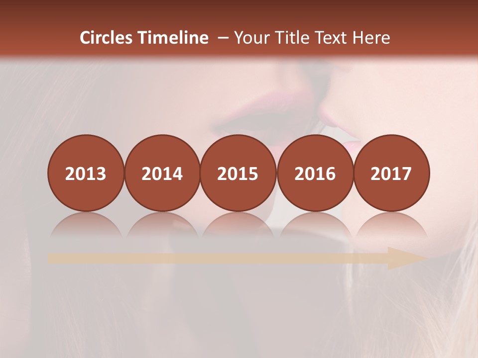 Pink Relationship Girl PowerPoint Template