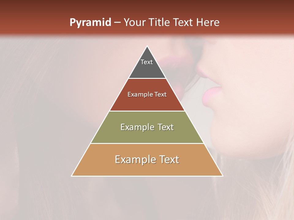 Pink Relationship Girl PowerPoint Template