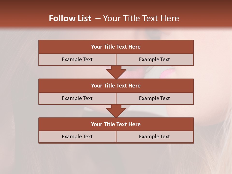 Pink Relationship Girl PowerPoint Template