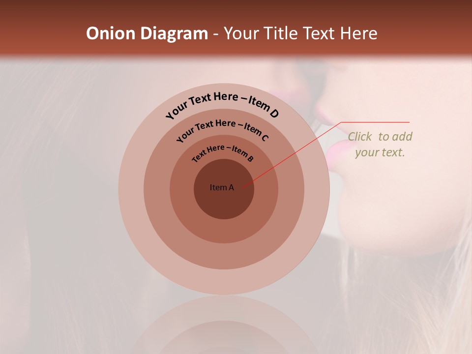 Pink Relationship Girl PowerPoint Template