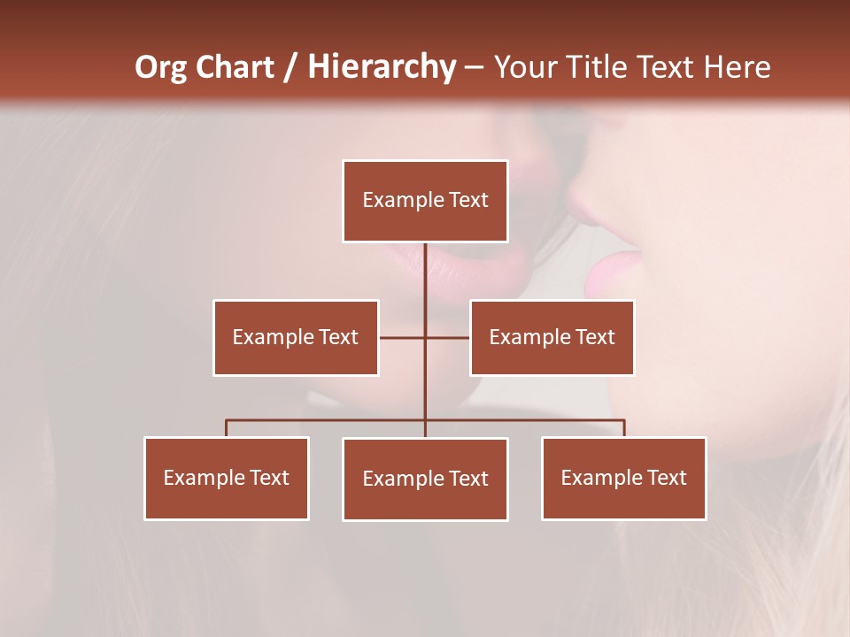 Pink Relationship Girl PowerPoint Template