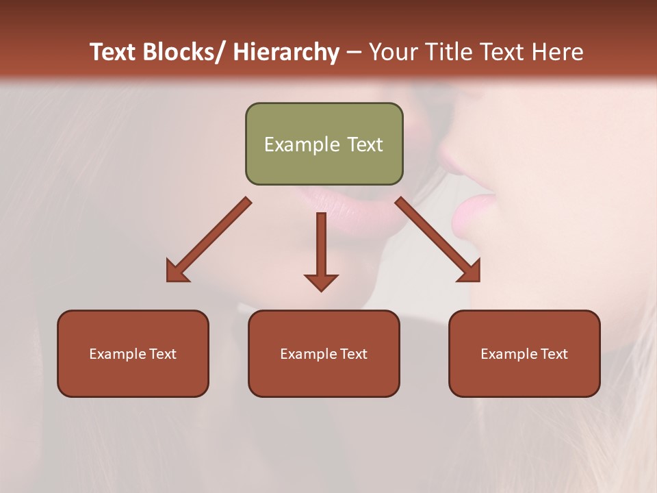 Pink Relationship Girl PowerPoint Template