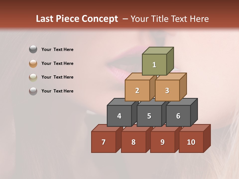 Pink Relationship Girl PowerPoint Template