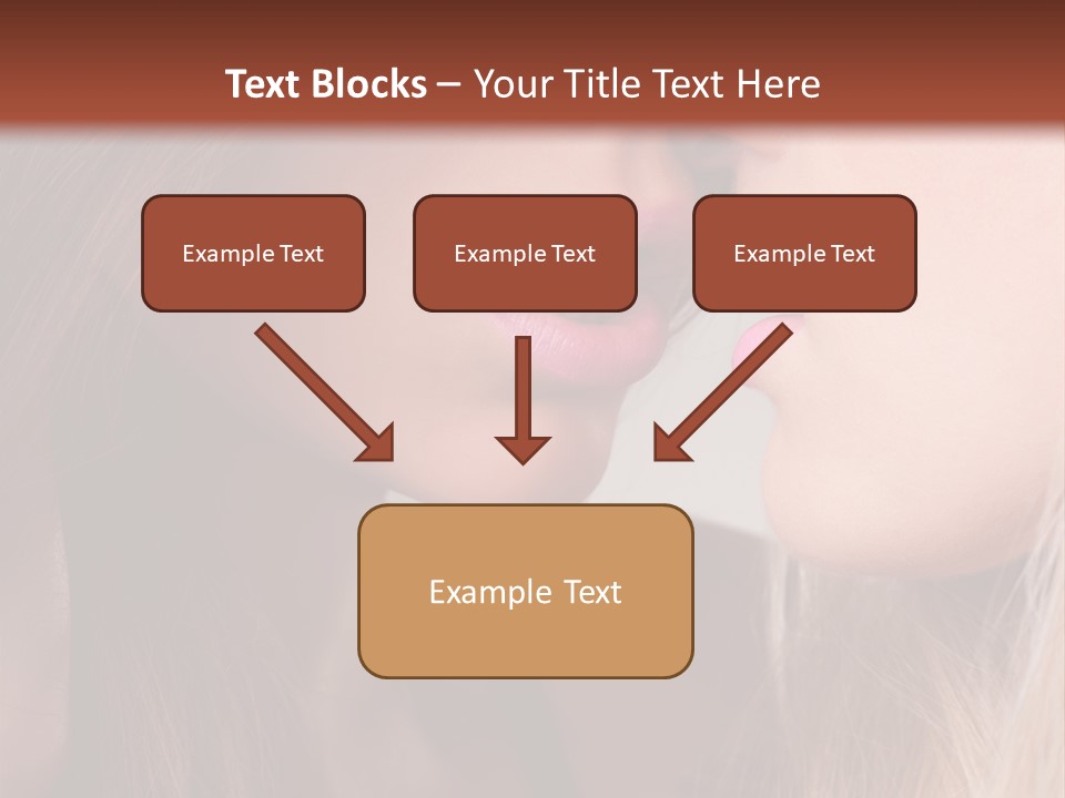Pink Relationship Girl PowerPoint Template