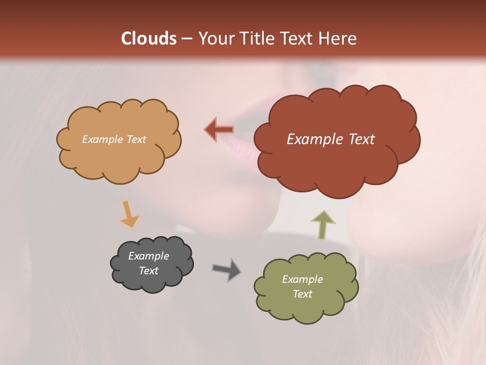 Pink Relationship Girl PowerPoint Template
