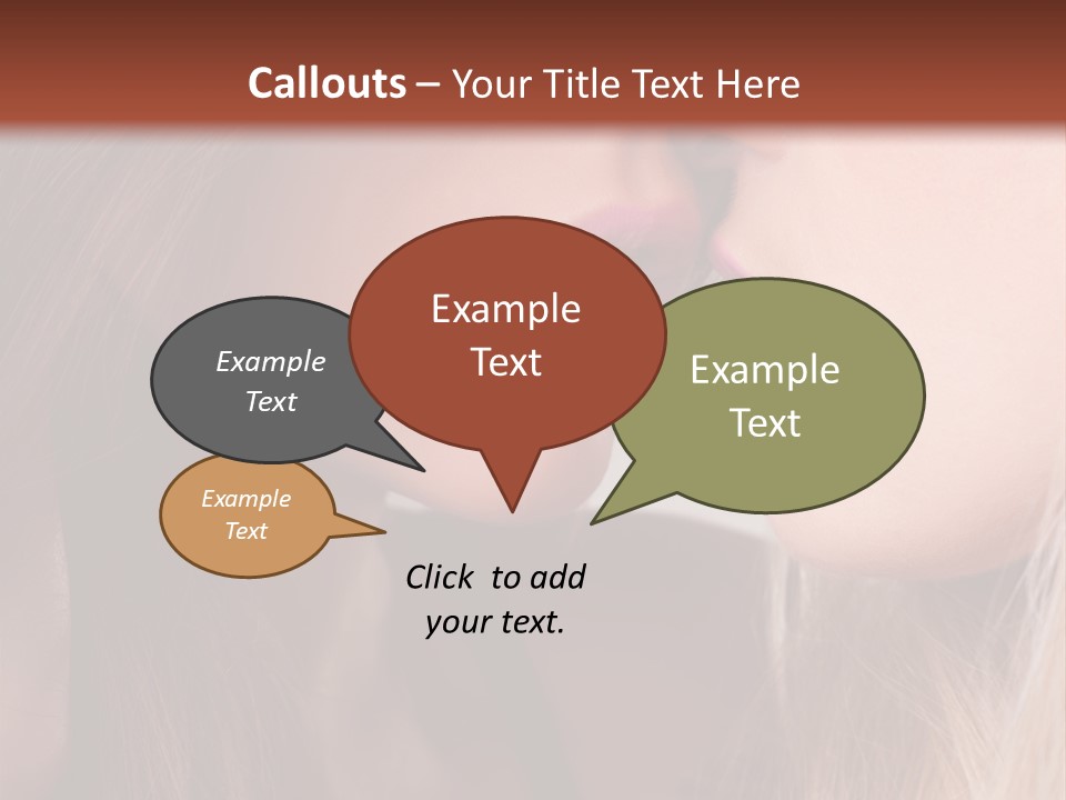 Pink Relationship Girl PowerPoint Template