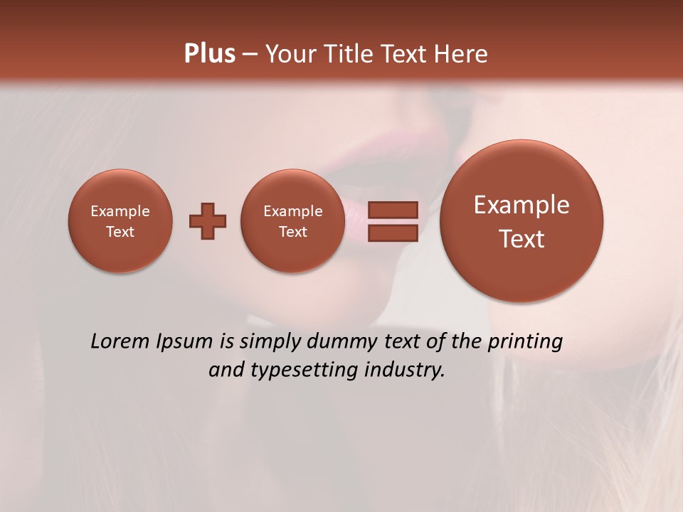 Pink Relationship Girl PowerPoint Template