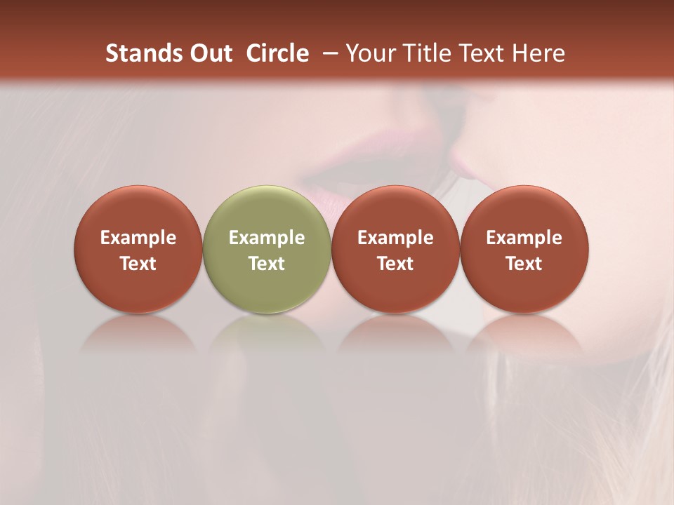 Pink Relationship Girl PowerPoint Template