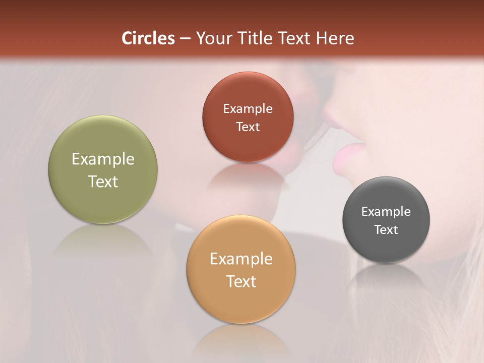 Pink Relationship Girl PowerPoint Template