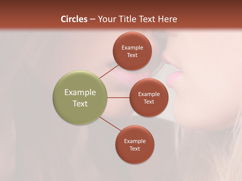 Pink Relationship Girl PowerPoint Template