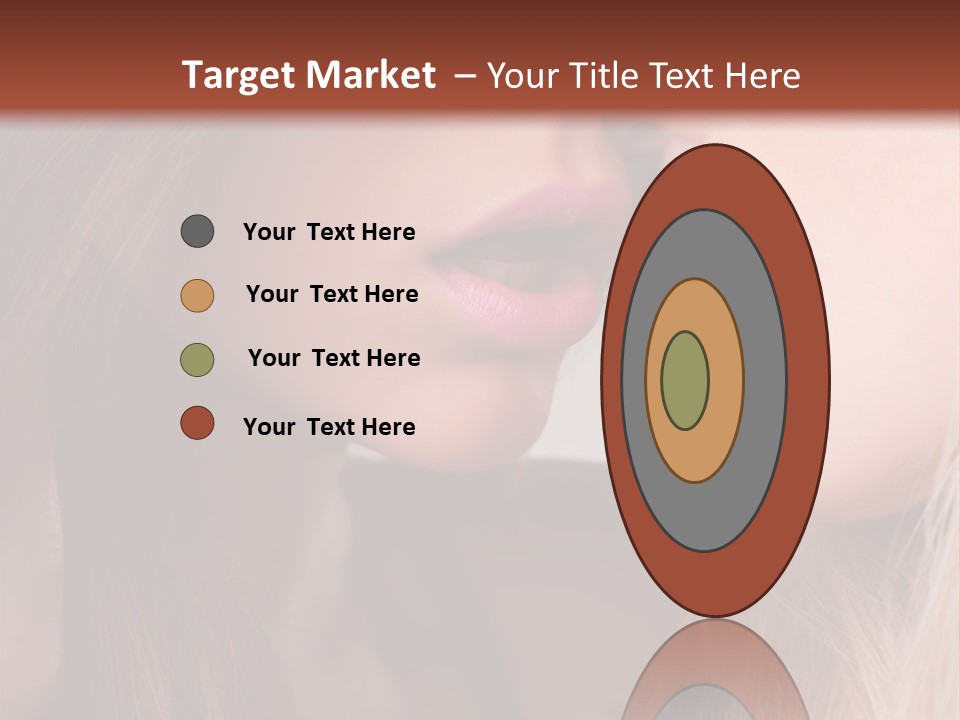 Pink Relationship Girl PowerPoint Template