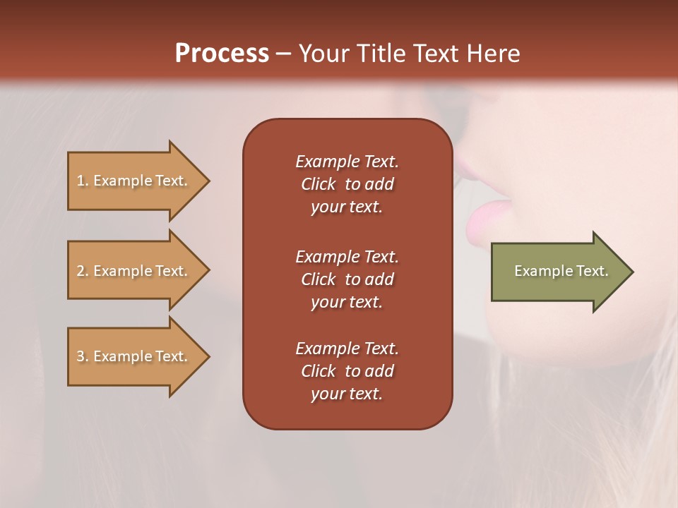 Pink Relationship Girl PowerPoint Template