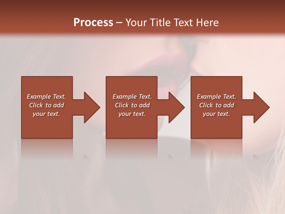 Pink Relationship Girl PowerPoint Template