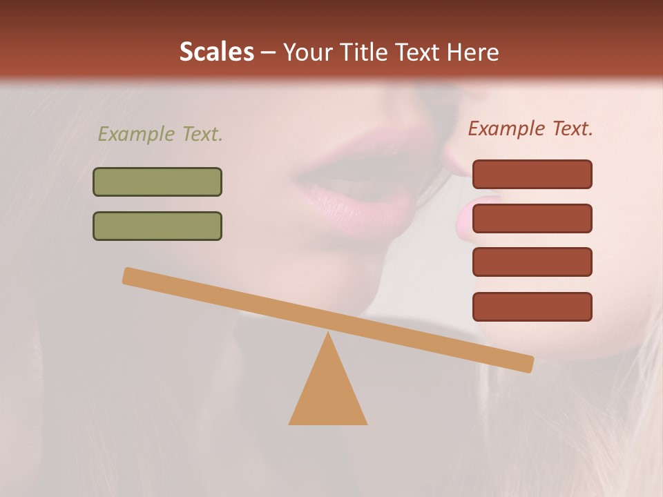 Pink Relationship Girl PowerPoint Template