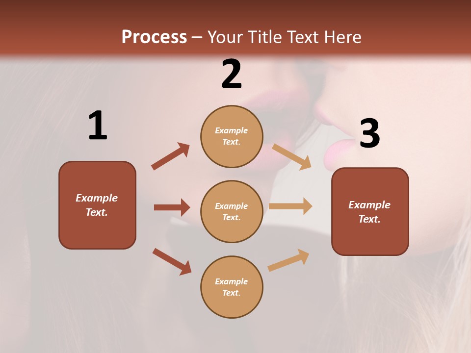 Pink Relationship Girl PowerPoint Template