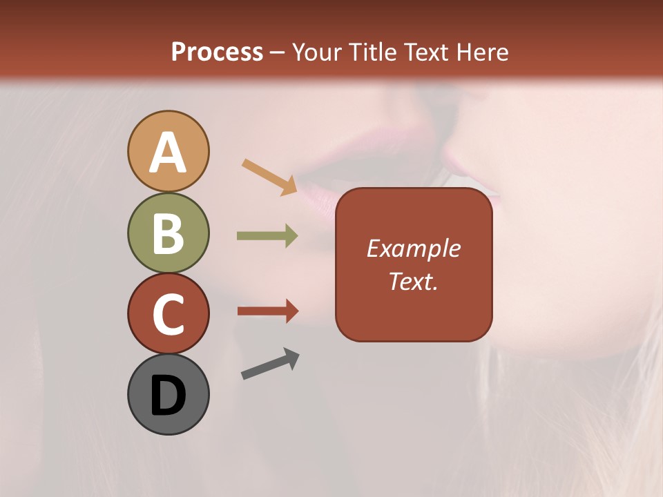 Pink Relationship Girl PowerPoint Template