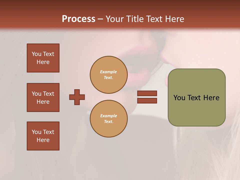 Pink Relationship Girl PowerPoint Template