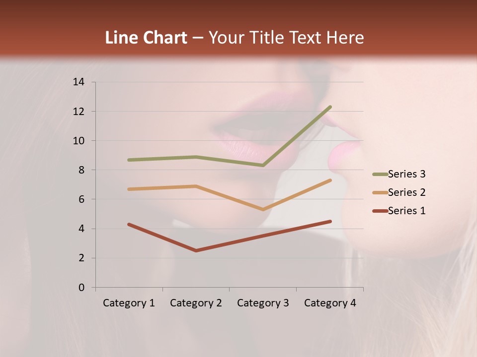 Pink Relationship Girl PowerPoint Template