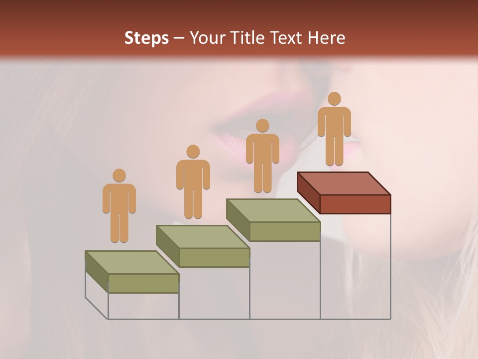 Pink Relationship Girl PowerPoint Template