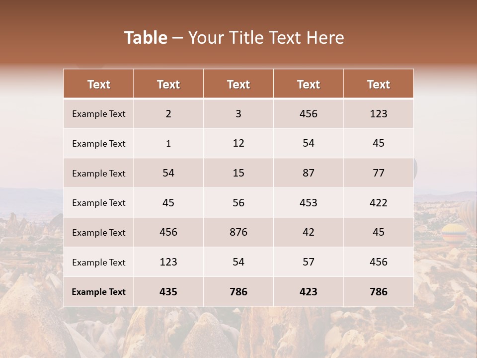 Anatolia Background Rock PowerPoint Template