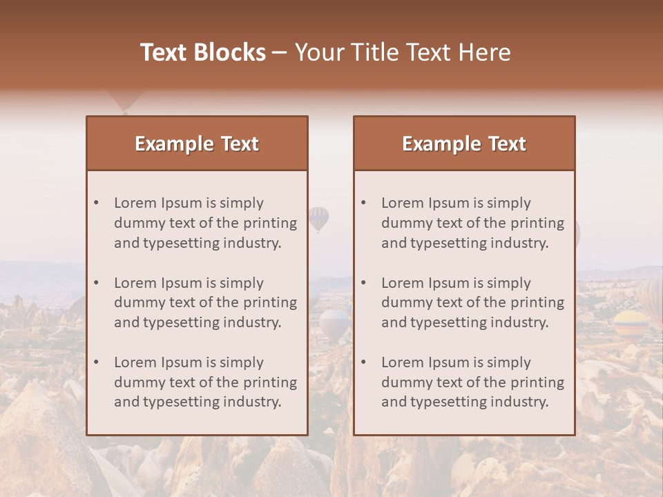 Anatolia Background Rock PowerPoint Template