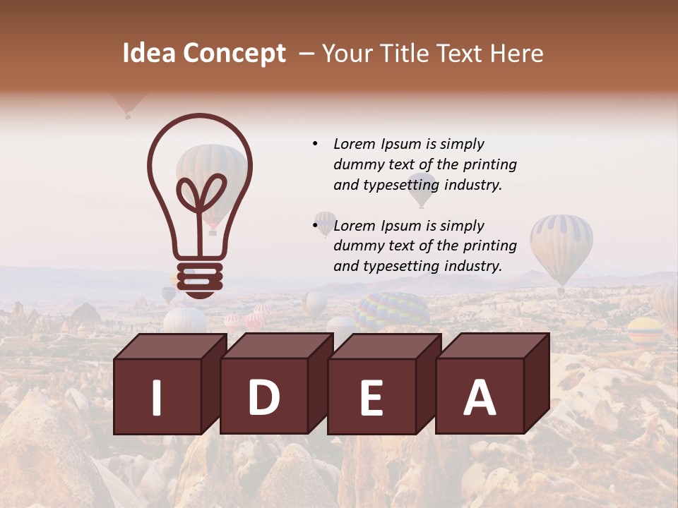 Anatolia Background Rock PowerPoint Template