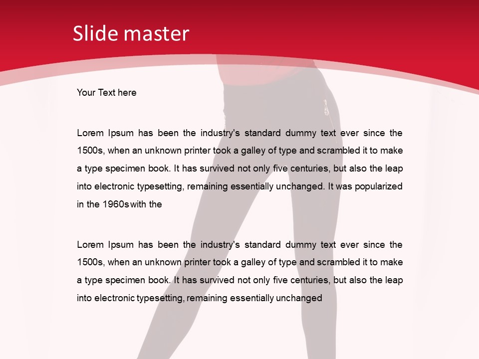 Head Haircut Young PowerPoint Template