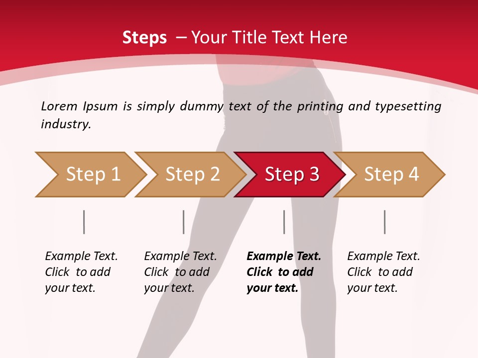 Head Haircut Young PowerPoint Template