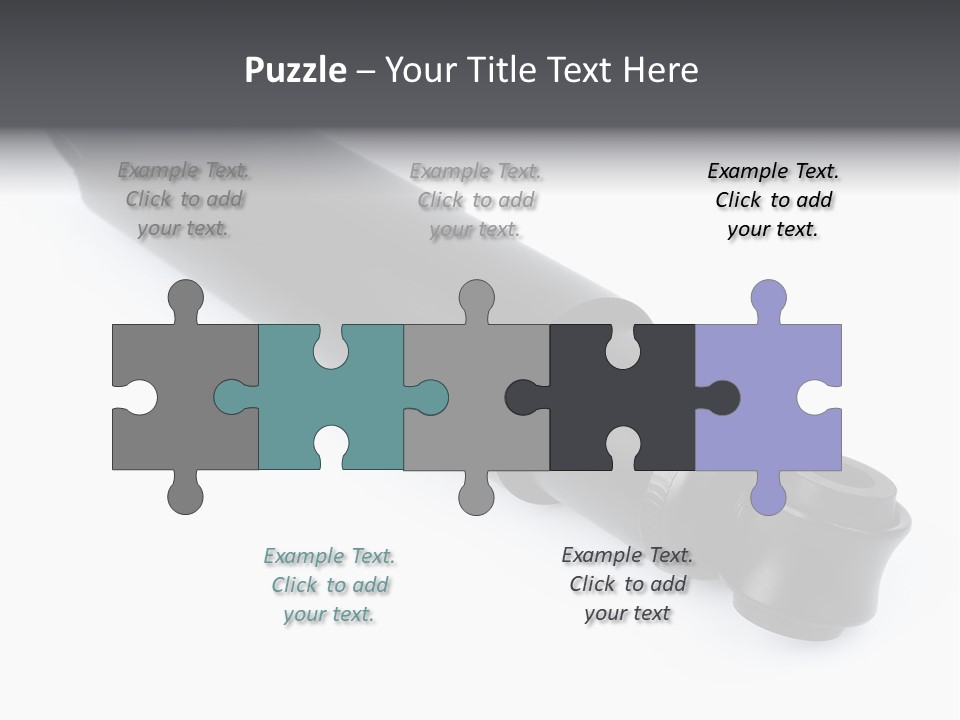 Machine Path Car PowerPoint Template
