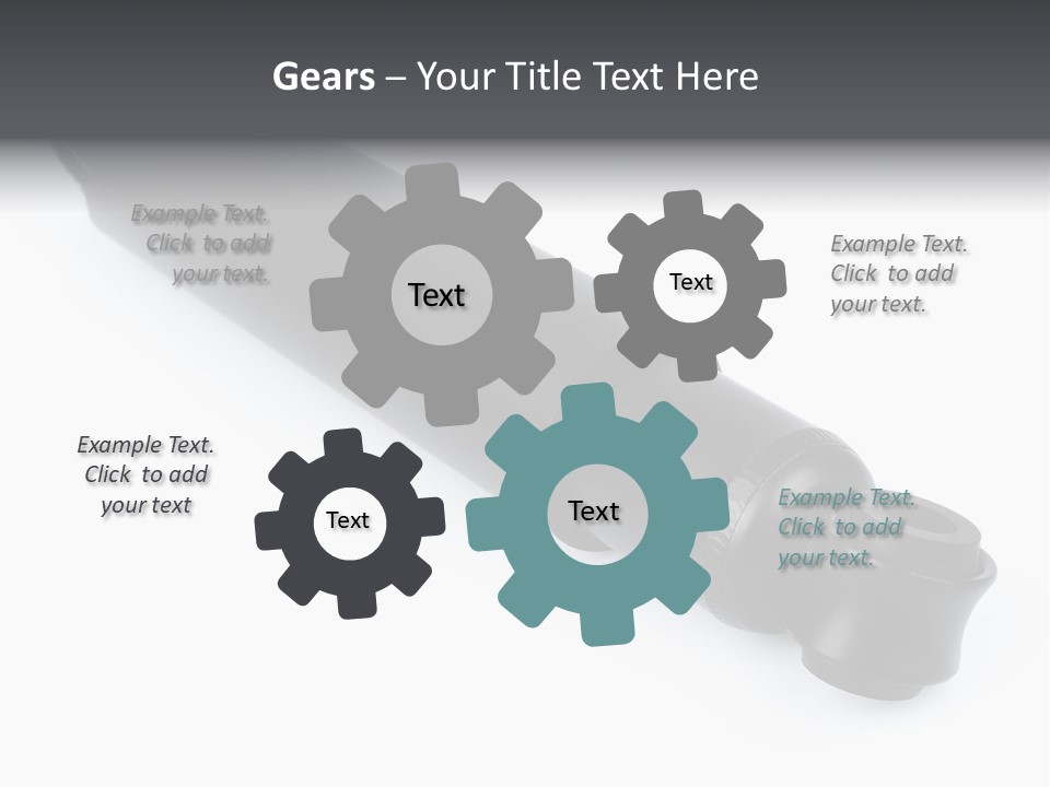 Machine Path Car PowerPoint Template