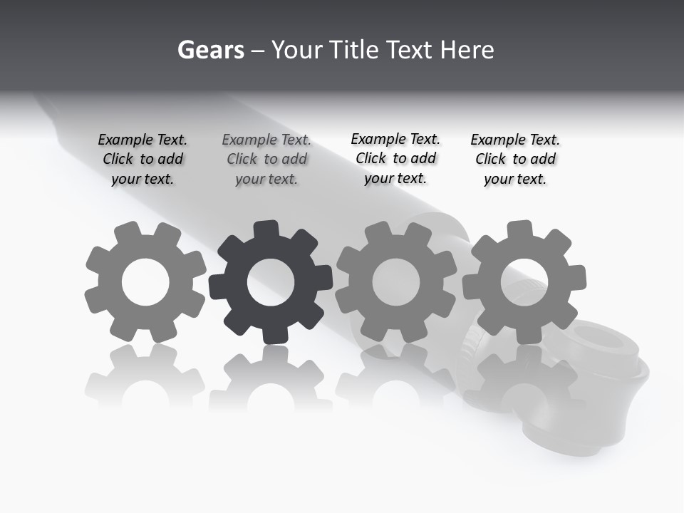 Machine Path Car PowerPoint Template