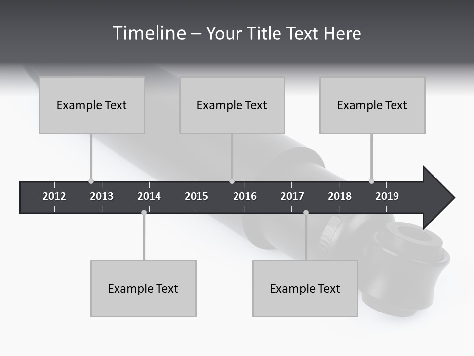 Machine Path Car PowerPoint Template