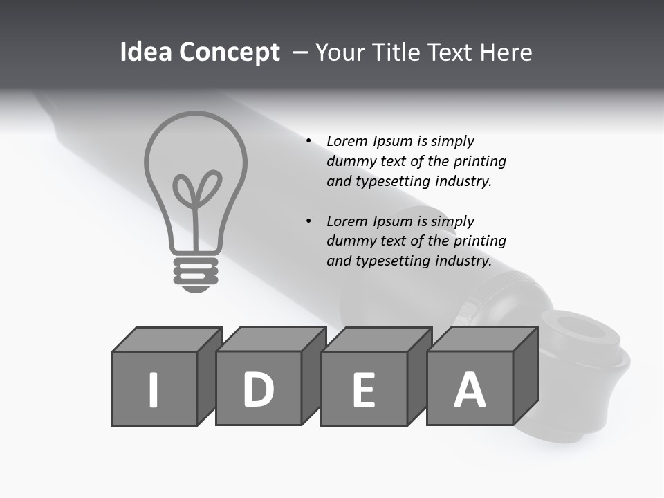 Machine Path Car PowerPoint Template