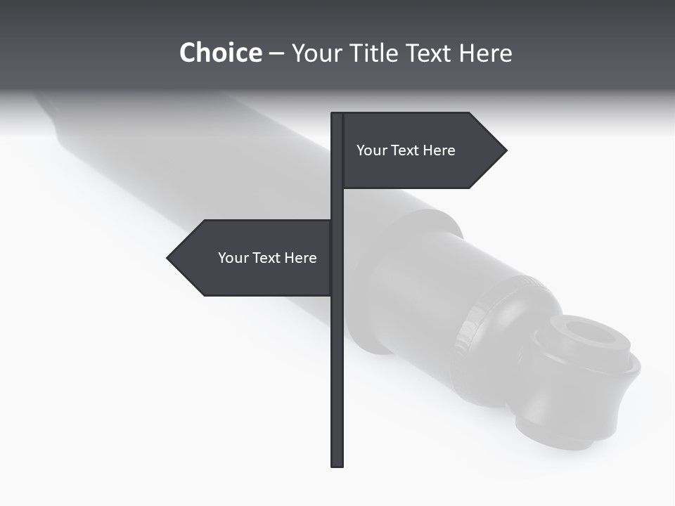 Machine Path Car PowerPoint Template
