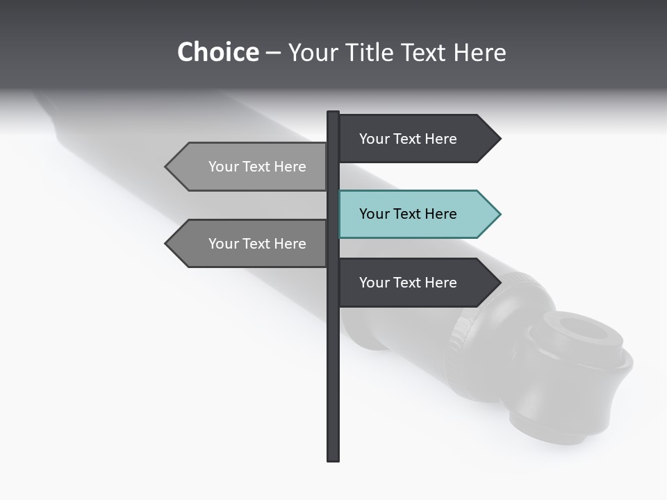 Machine Path Car PowerPoint Template
