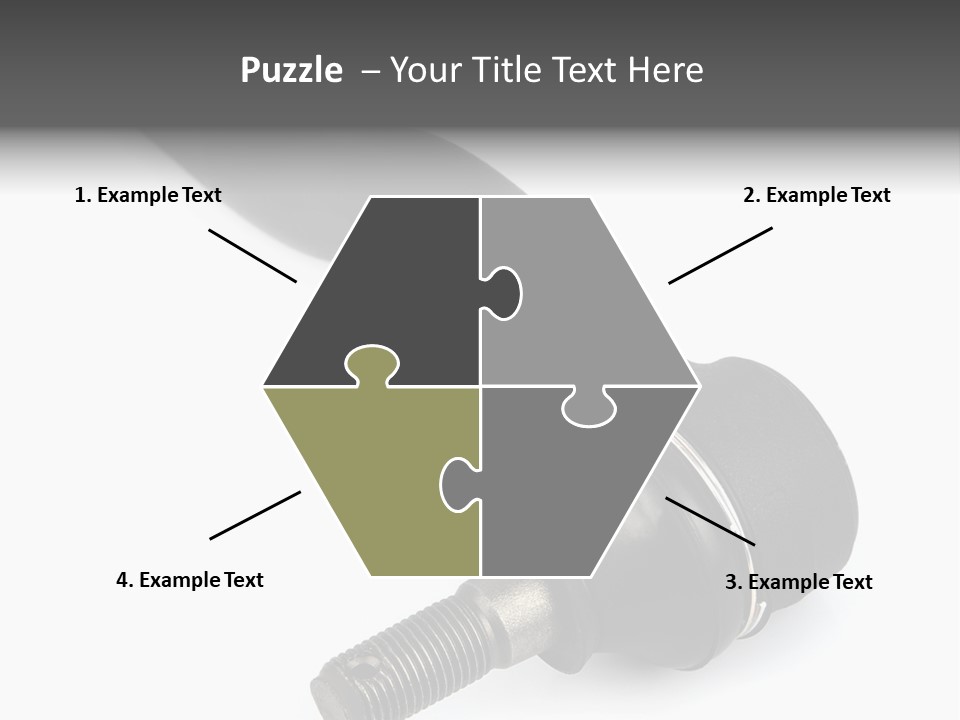 White Metal Vehicle PowerPoint Template